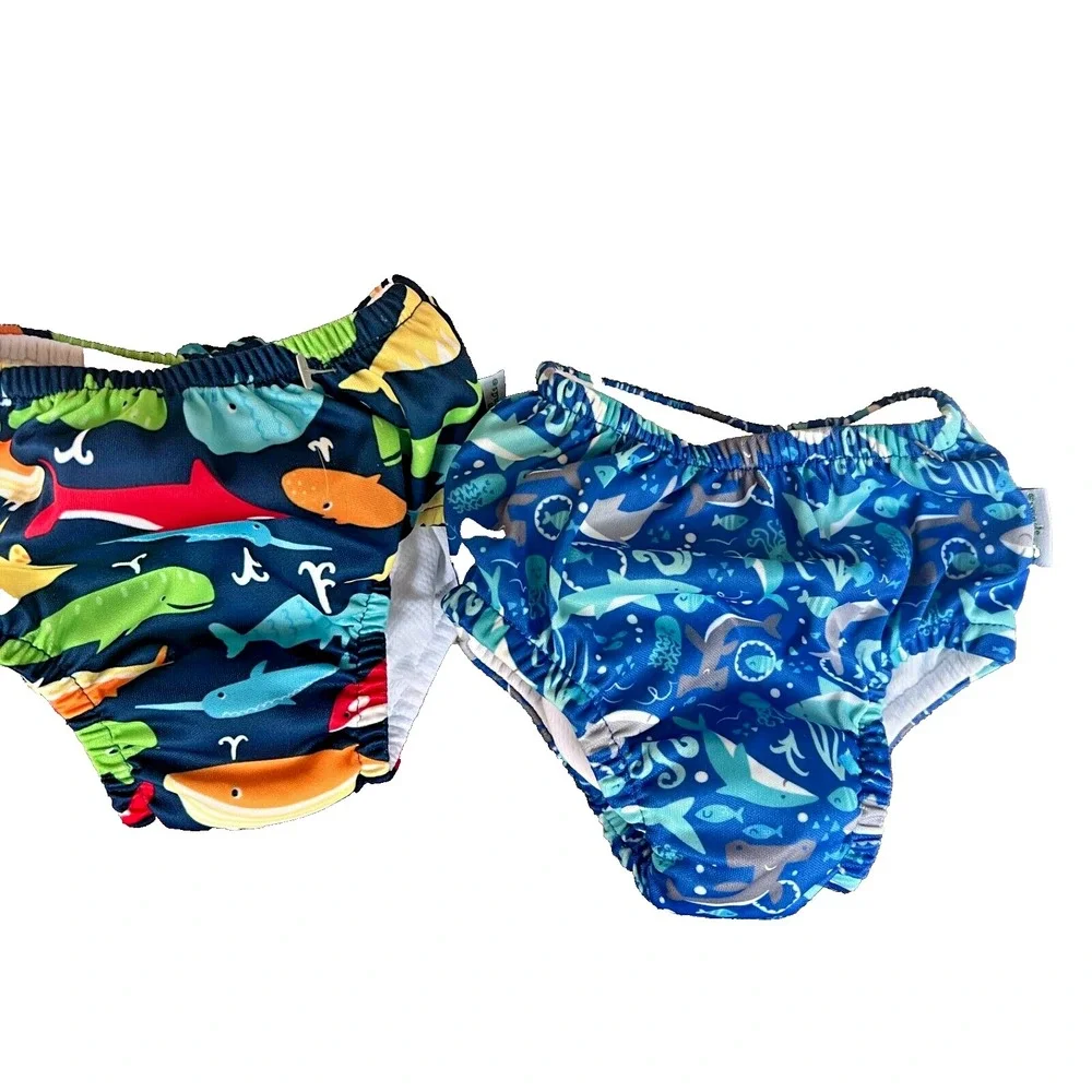 Green Sprouts‎ Baby Reuseable Swim Diapers New Size 6 mo 10-18lbs